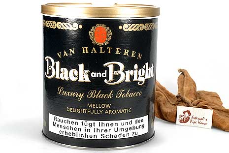 Van Halteren Black and Bright Pfeifentabak 200g Dose Van Halteren Black and Bright Pfeifentabak 200g Dose